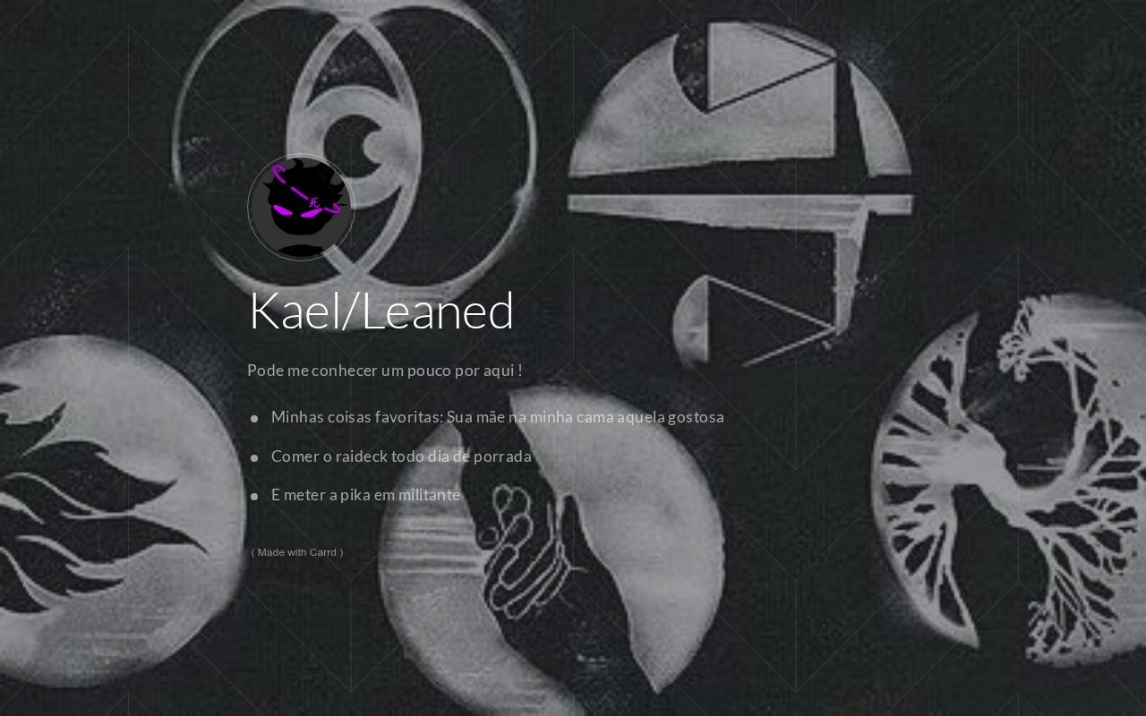 Carrd profile picture for @leaned